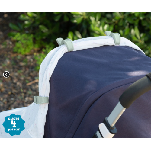Pinze per Mussola (set 4 pz) Molle multiuso - Capriccio Baby