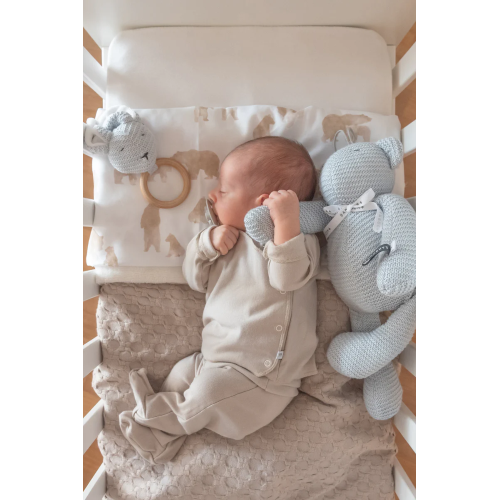 Lenzuola per culla/carrozzina 75x100cm, con federa - Print - Capriccio Baby