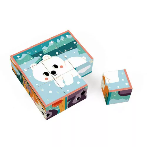 9 Cubi Animali WWF® in cartone - Capriccio Baby