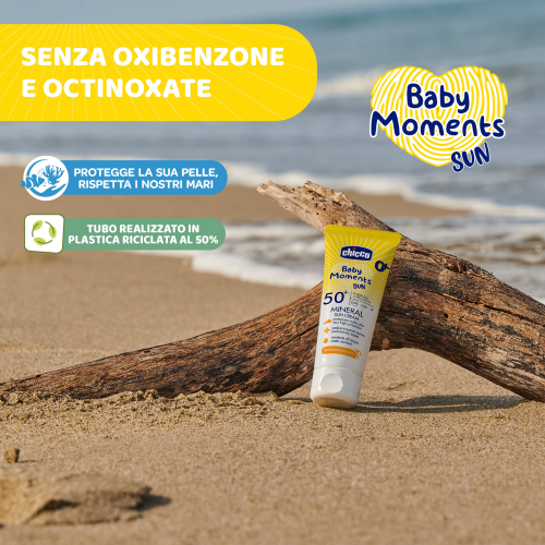 Baby Moments SUN - Crema Solare Mineral 50+ - Capriccio Baby