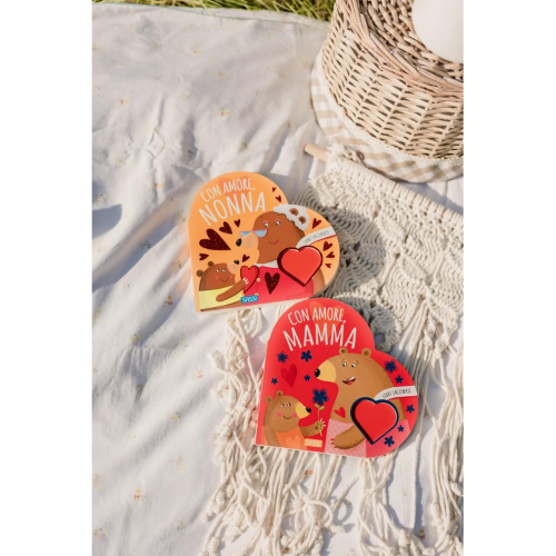Shaped Board Books - Cuore - Con Amore, Mamma - Capriccio Baby