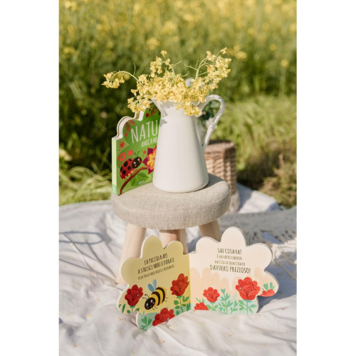 Shaped Board Books - Fiore - Natura - Italiano - Capriccio Baby