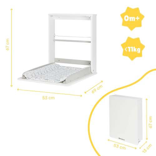 PLOUF Fasciatoio a Muro - Capriccio Baby