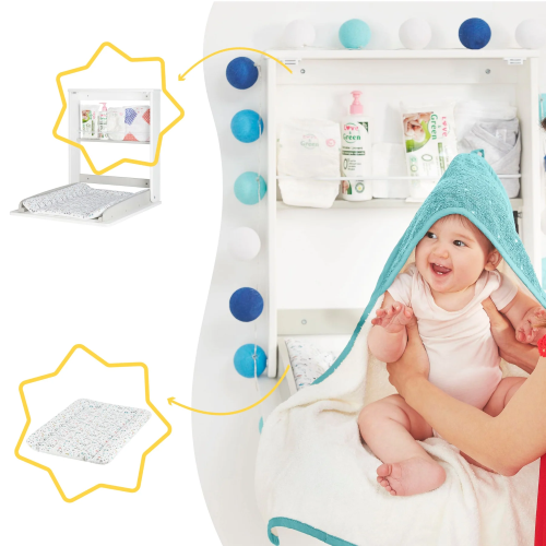 PLOUF Fasciatoio a Muro - Capriccio Baby