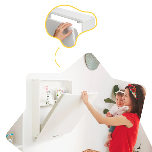 PLOUF Fasciatoio a Muro - Capriccio Baby