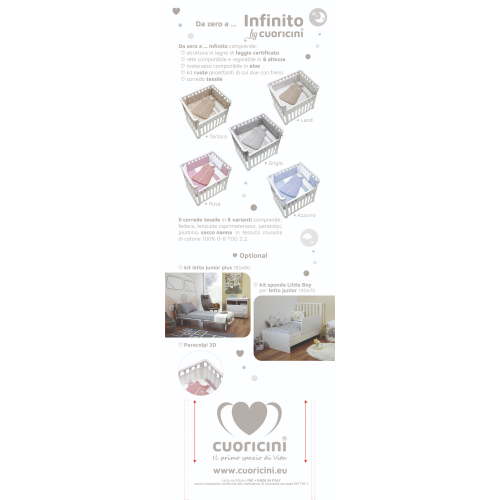 Letto INFINITO ( compreso di tessille ) - Capriccio Baby