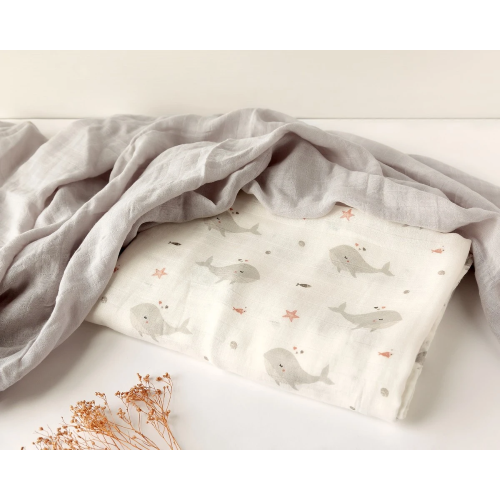 Mussole 120x120 (set 2 pz) - Capriccio Baby